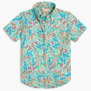 J.Crew Floral Button-Up Top